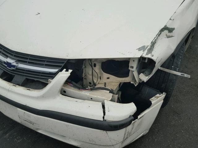 2G1WF52E939376598 - 2003 CHEVROLET IMPALA WHITE photo 9