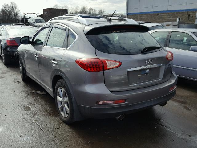 JNKAJ09F98M361609 - 2008 INFINITI EX35 BASE GRAY photo 3