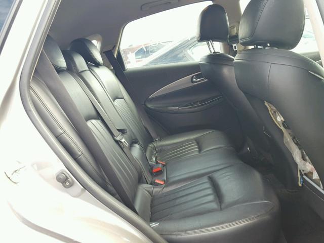JNKAJ09F98M361609 - 2008 INFINITI EX35 BASE GRAY photo 6