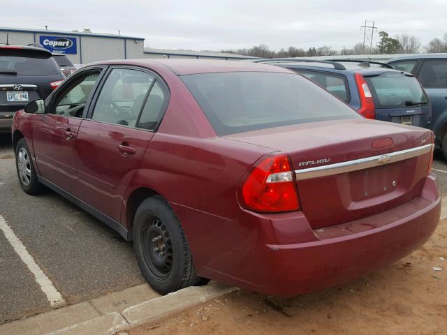 1G1ZS51F46F298035 - 2006 CHEVROLET MALIBU LS 栗色 照片 3