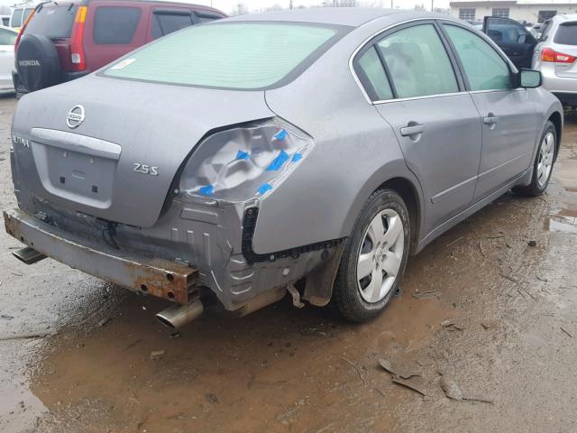 1N4AL21E28C222007 - 2008 NISSAN ALTIMA 2.5 GRAY photo 4