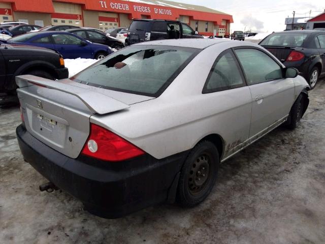 1HGEM21595L807222 - 2005 HONDA CIVIC LX GRAY photo 4