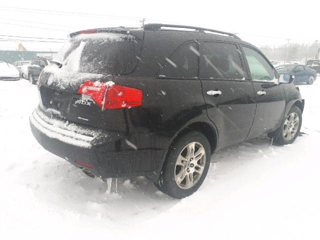 2HNYD28239H004457 - 2009 ACURA MDX BLACK photo 4