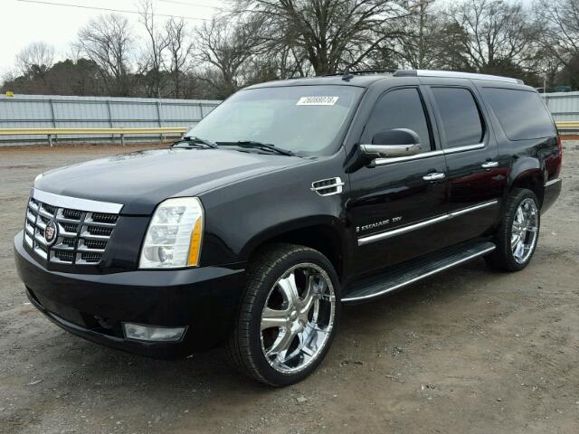 1GYFK66867R197261 - 2007 CADILLAC ESCALADE E BLACK photo 2