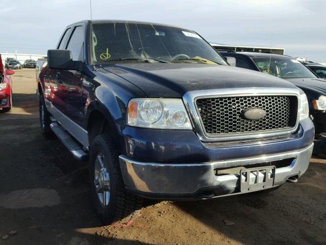 1FTPX14V36KC90432 - 2006 FORD F150 BLUE photo 1