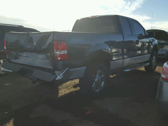 1FTPX14V36KC90432 - 2006 FORD F150 BLUE photo 4