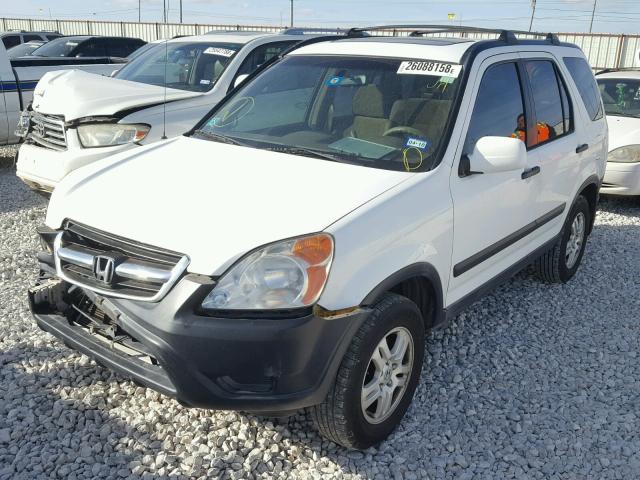 JHLRD78832C083989 - 2002 HONDA CR-V EX WHITE photo 2