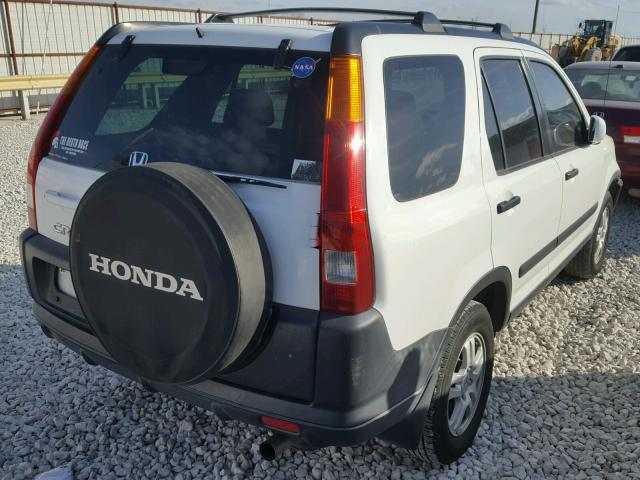 JHLRD78832C083989 - 2002 HONDA CR-V EX WHITE photo 4