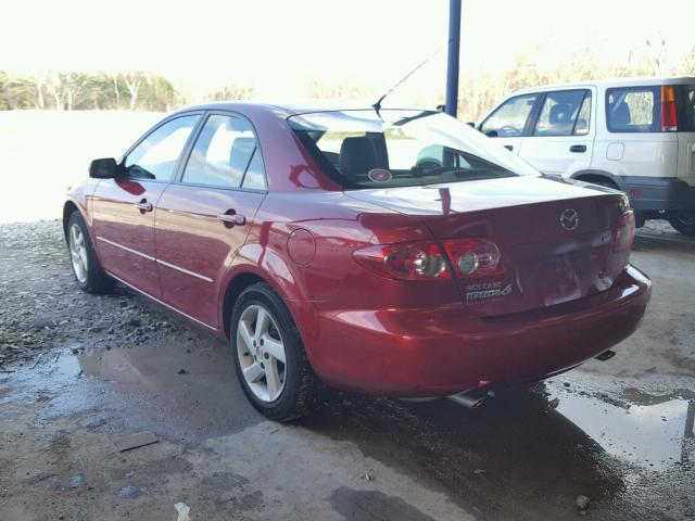 1YVFP80C545N83991 - 2004 MAZDA 6 I BURGUNDY photo 3