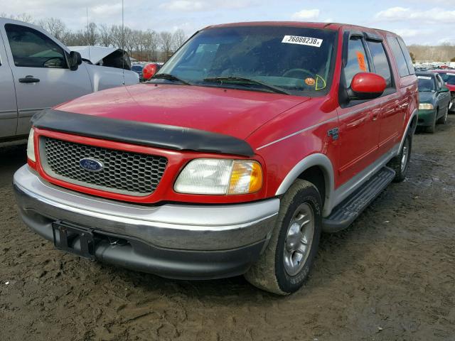 1FTRW07L41KC13822 - 2001 FORD F150 SUPER RED photo 2