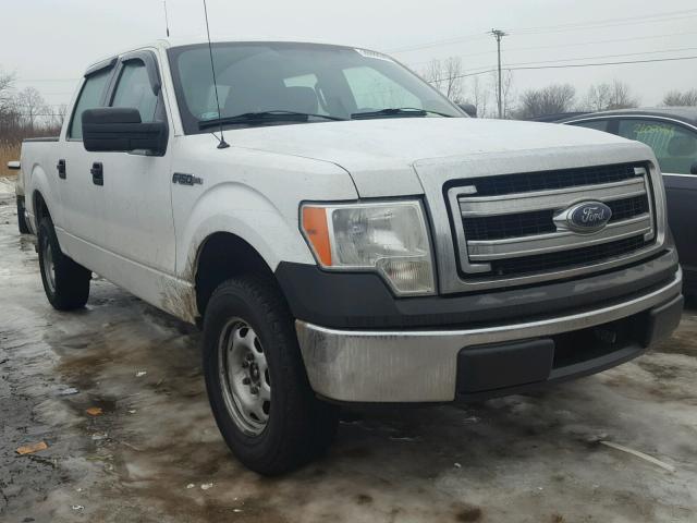 1FTFW1EF9EKD52193 - 2014 FORD F150 SUPER WHITE photo 1