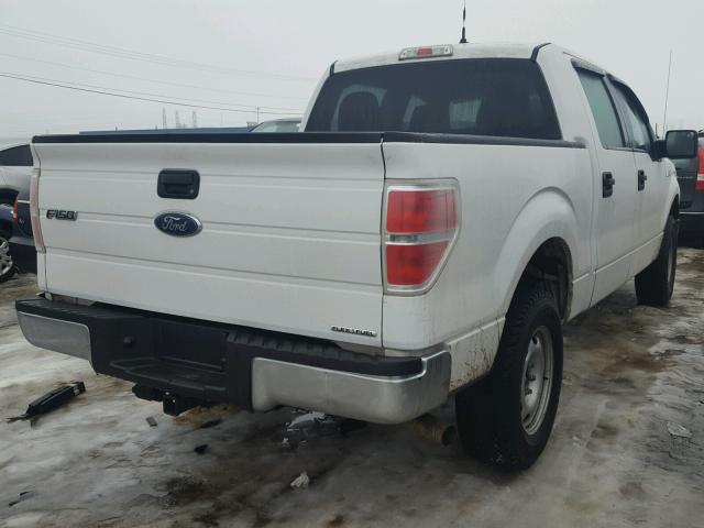 1FTFW1EF9EKD52193 - 2014 FORD F150 SUPER WHITE photo 4