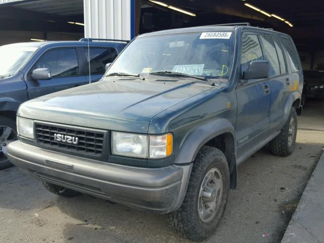 JACDJ58V5T7915271 - 1996 ISUZU TROOPER S GREEN photo 2