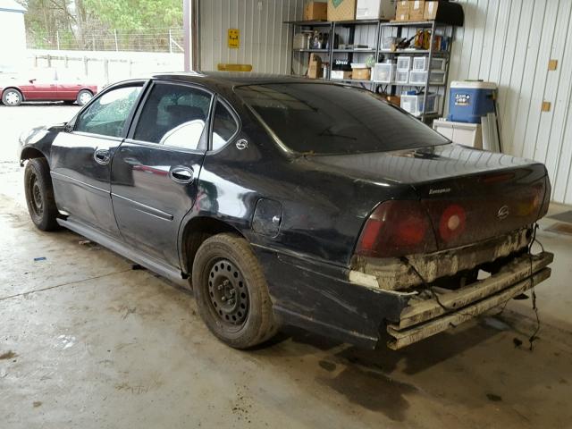 2G1WF55K939409312 - 2003 CHEVROLET IMPALA 黑色 照片 3