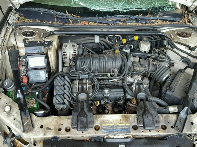 2G1WF55K939409312 - 2003 CHEVROLET IMPALA BLACK photo 7