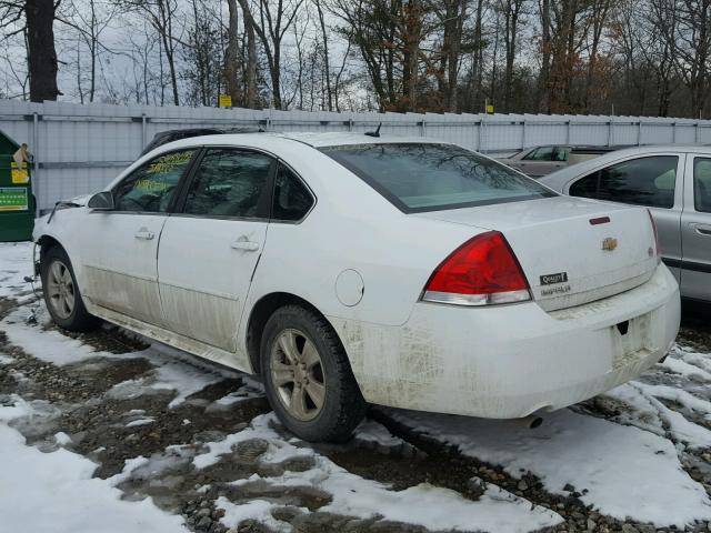 2G1WF5E3XD1254925 - 2013 CHEVROLET IMPALA LS WHITE photo 3