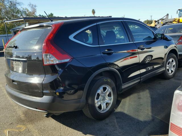 3CZRM3H30EG701033 - 2014 HONDA CR-V LX BLACK photo 4