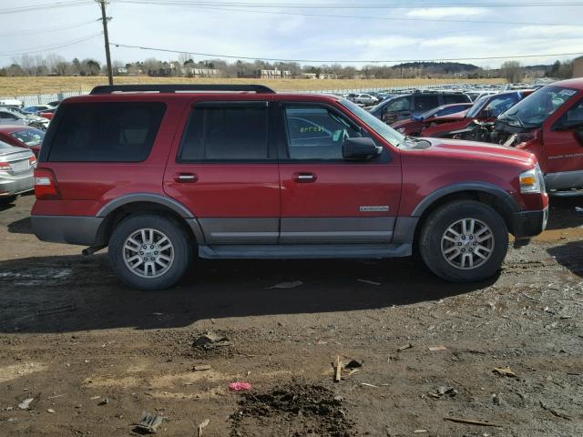 1FMFU15507LA73740 - 2007 FORD EXPEDITION BURGUNDY photo 9