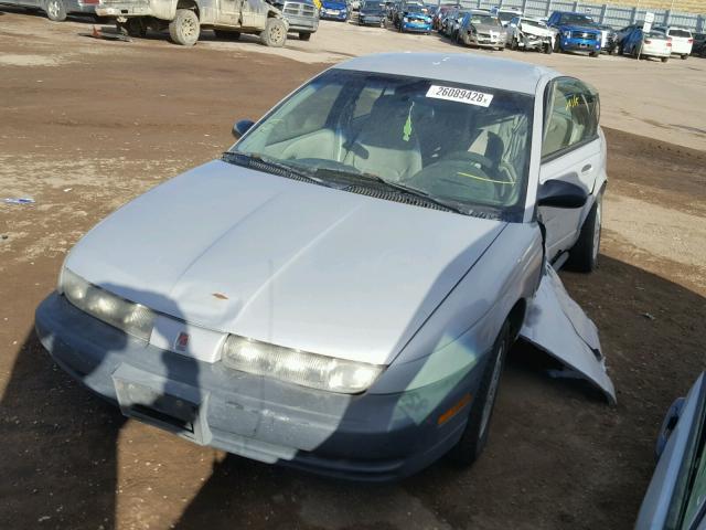 1G8ZF5289XZ375391 - 1999 SATURN SL SILVER photo 2