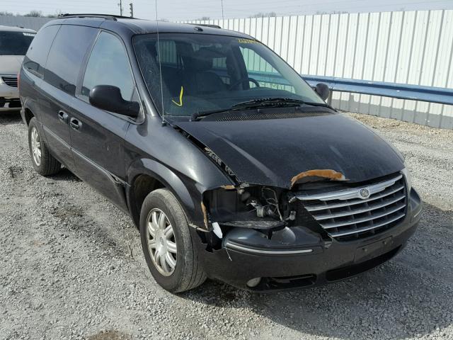 2A8GP54L16R906337 - 2006 CHRYSLER TOWN & COU BLACK photo 1