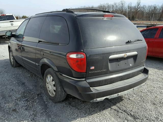 2A8GP54L16R906337 - 2006 CHRYSLER TOWN & COU BLACK photo 3