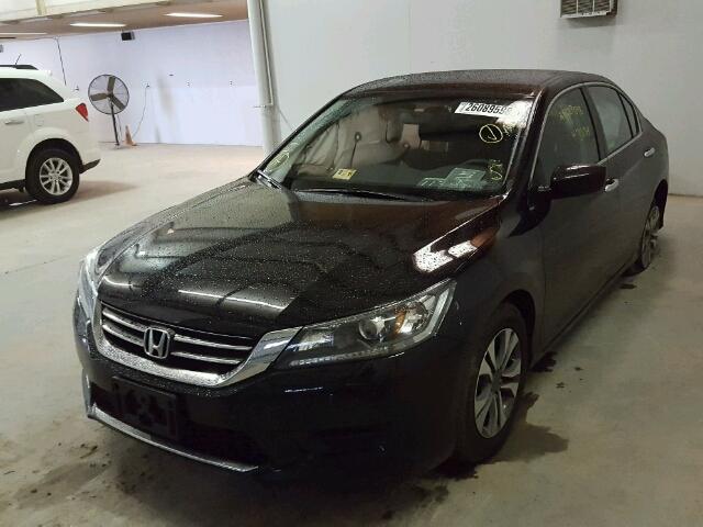 1HGCR2F34FA183049 - 2015 HONDA ACCORD LX BLACK photo 2