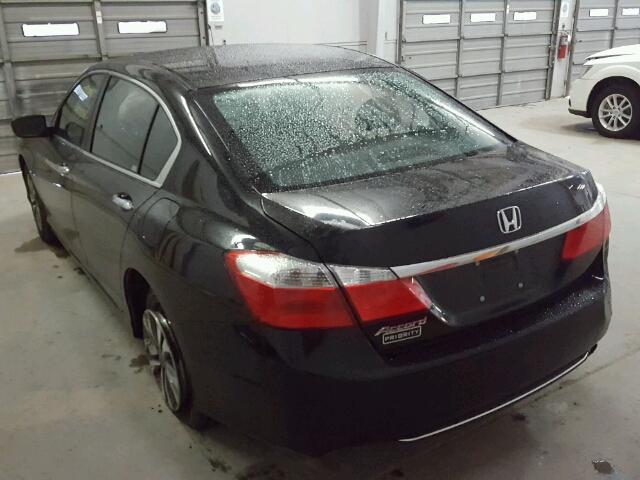 1HGCR2F34FA183049 - 2015 HONDA ACCORD LX BLACK photo 3