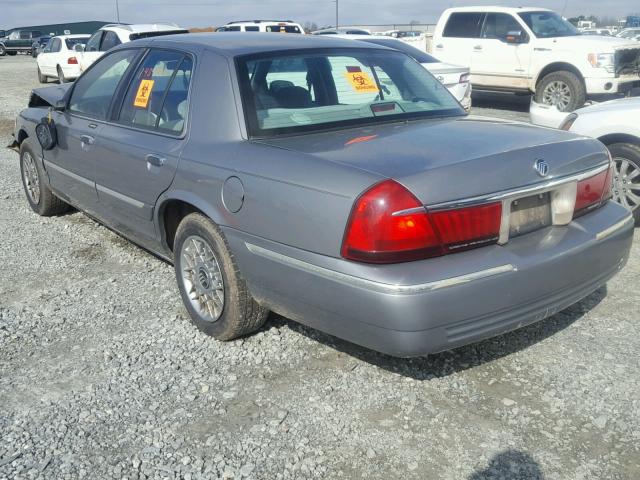 2MEFM74W4YX655604 - 2000 MERCURY GRAND MARQ GRAY photo 3