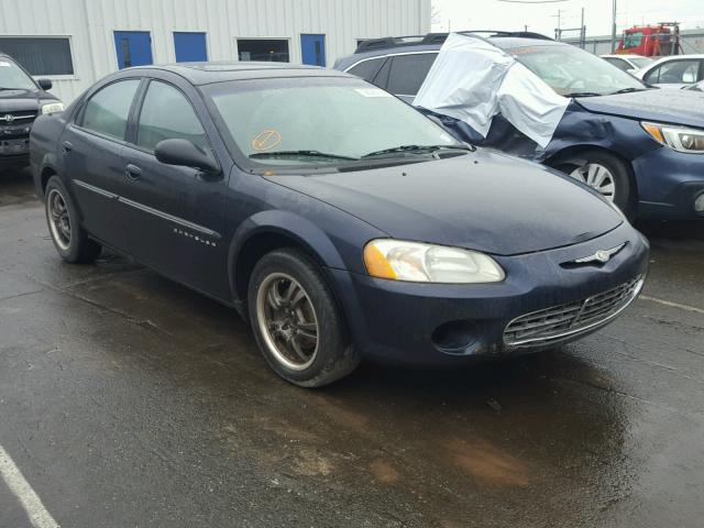 1C3EL56U51N509885 - 2001 CHRYSLER SEBRING LX BLUE photo 1