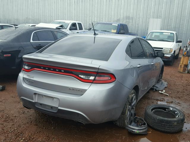 1C3CDFFH3GD796185 - 2016 DODGE DART SXT S SILVER photo 4