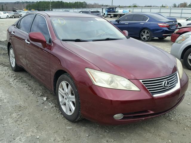 JTHBJ46G072063856 - 2007 LEXUS ES 350 MAROON photo 1