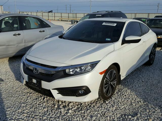 2HGFC3B35GH355327 - 2016 HONDA CIVIC EX WHITE photo 2