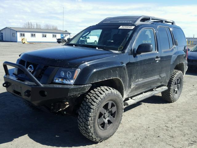 5N1AN08W26C526227 - 2006 NISSAN XTERRA OFF BLACK photo 2