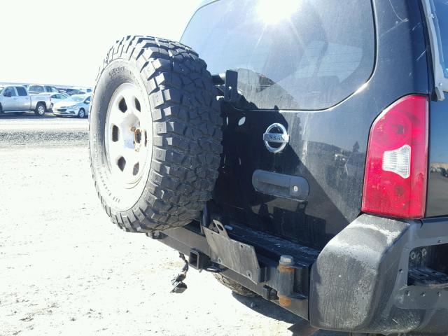 5N1AN08W26C526227 - 2006 NISSAN XTERRA OFF BLACK photo 9