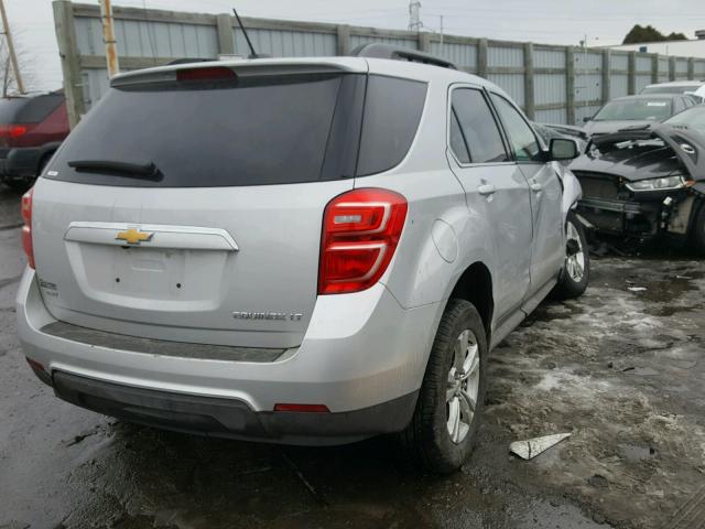 2GNFLFEK7G6259706 - 2016 CHEVROLET EQUINOX LT SILVER photo 4