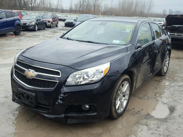 1G11F5RR0DF119082 - 2013 CHEVROLET MALIBU 2LT BLACK photo 2