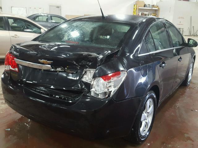 1G1PC5SBXE7472540 - 2014 CHEVROLET CRUZE LT BLACK photo 4