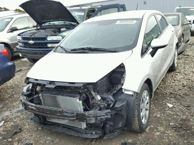KNADM5A36C6088739 - 2012 KIA RIO LX Արծաթագույն լուսանկար 2