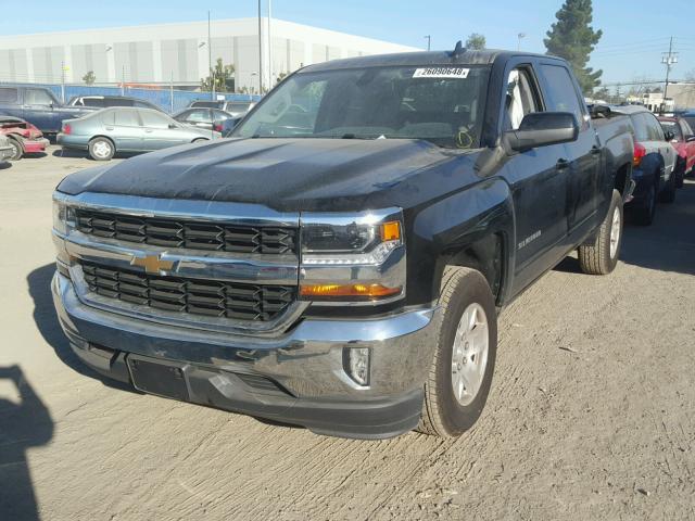 3GCUCRERXHG192393 - 2017 CHEVROLET SILVERADO BLACK photo 2