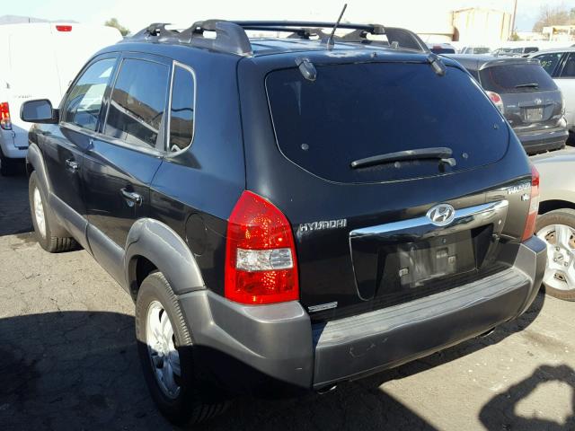 KM8JN12D07U634869 - 2007 HYUNDAI TUCSON SE BLACK photo 3