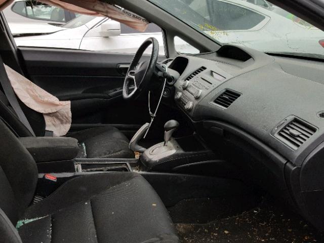 2HGFA1F66AH560452 - 2010 HONDA CIVIC SILVER photo 5