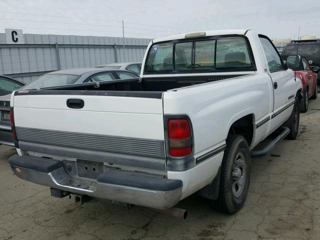 1B7HC16Z0TS514977 - 1996 DODGE RAM 1500 WHITE photo 4