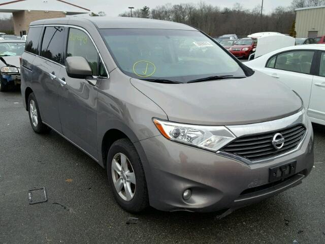 JN8AE2KP0E9100070 - 2014 NISSAN QUEST S GRAY photo 1