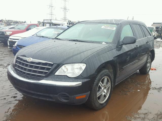 2A8GM68X17R163420 - 2007 CHRYSLER PACIFICA T BLACK photo 2