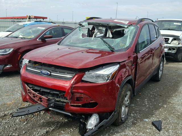 1FMCU9G9XGUB37343 - 2016 FORD ESCAPE SE RED photo 2