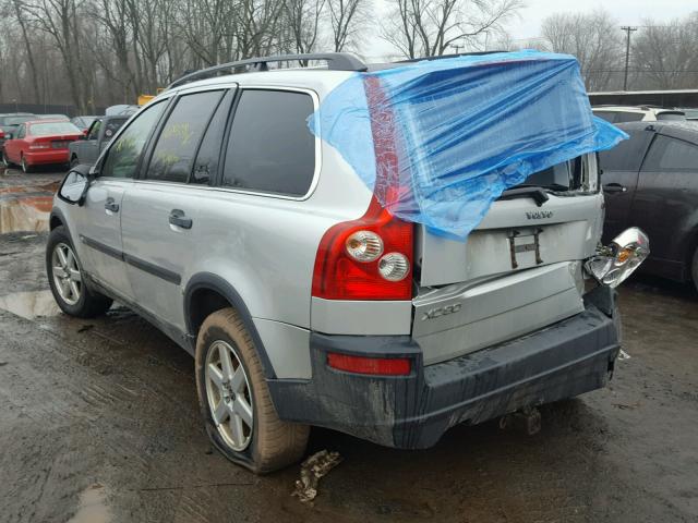 YV4CZ592661224460 - 2006 VOLVO XC90 SILVER photo 3