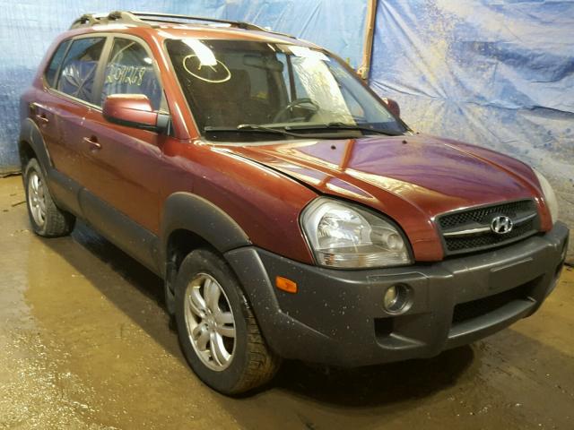 KM8JN72D86U461099 - 2006 HYUNDAI TUCSON GLS RED photo 1