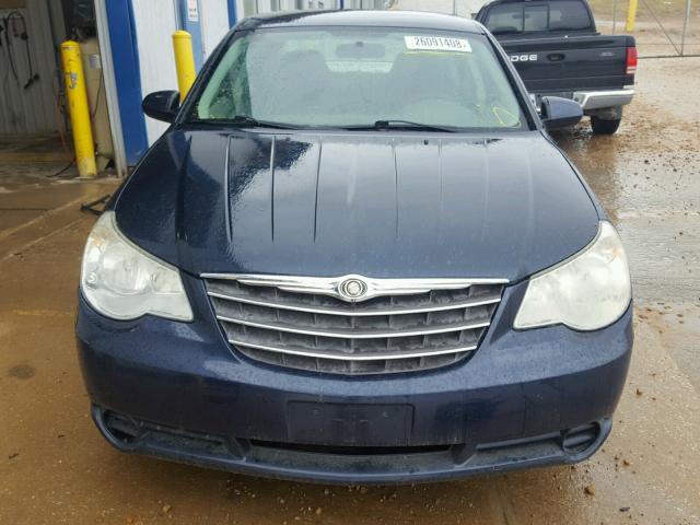 1C3LC56R68N107922 - 2008 CHRYSLER SEBRING TO BLUE photo 9