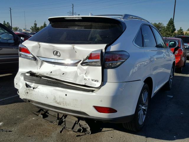 2T2ZK1BA0FC204448 - 2015 LEXUS RX 350 WHITE photo 4