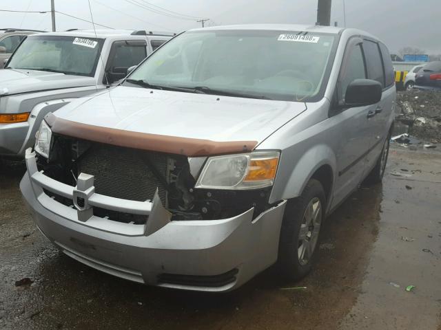 1D8HN44H48B141621 - 2008 DODGE GRAND CARA SILVER photo 2